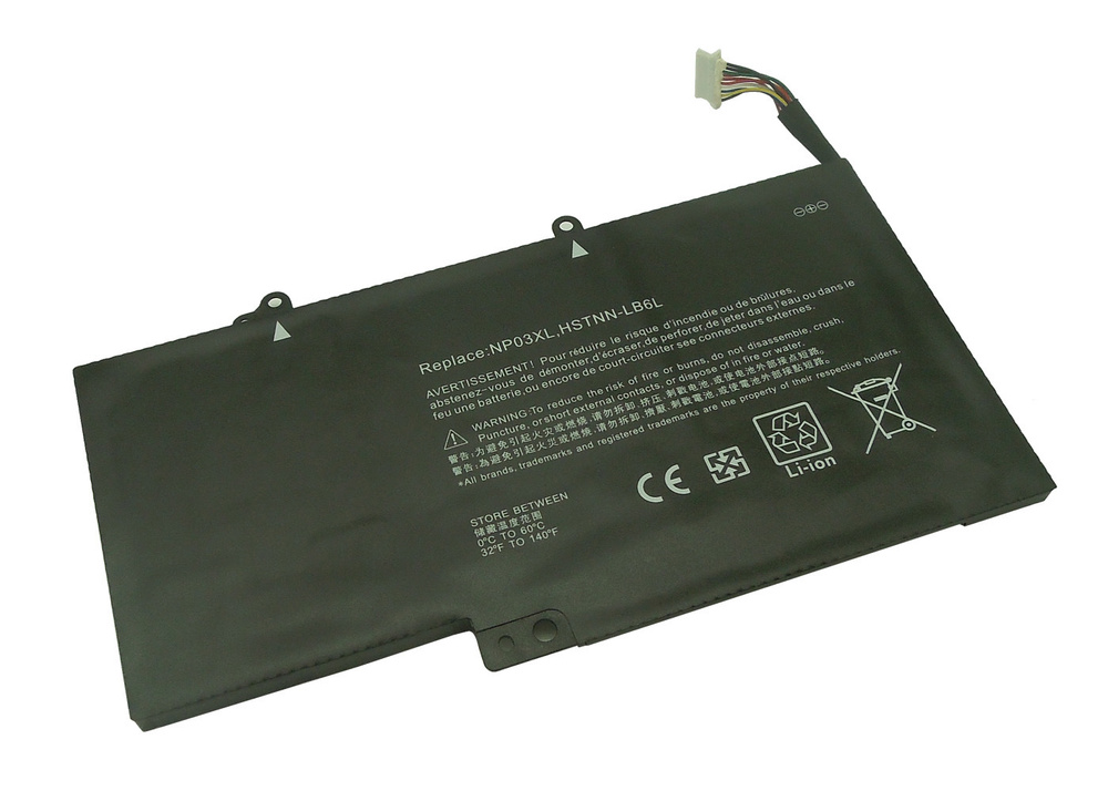 Аккумуляторная батарея для ноутбука HP (HSTNN-LB6L, NP03XL) HP Pavilion X360, 11.1-11.4V 43Wh  #1