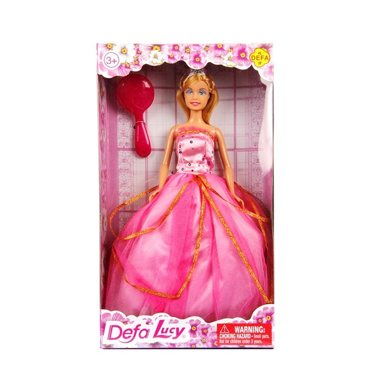 Кукла DEFA Lucy "Выход в свет" (27 см, аксессуары, розовый) #1