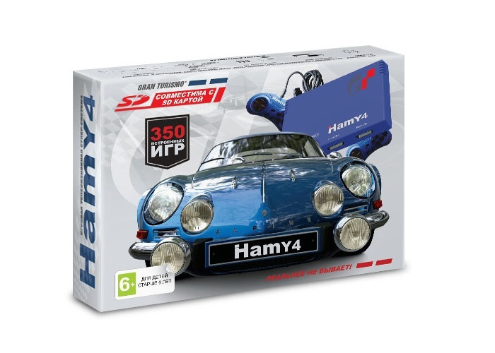 Игровая приставка HAMY 4 (16+8 bit) Gran Turismo + 350 игр #1