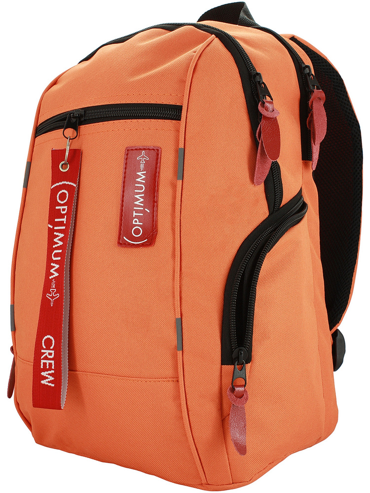 Рюкзак женский мужской детский для девочки мальчика школьный городской Custom RL, оранжевый  #1