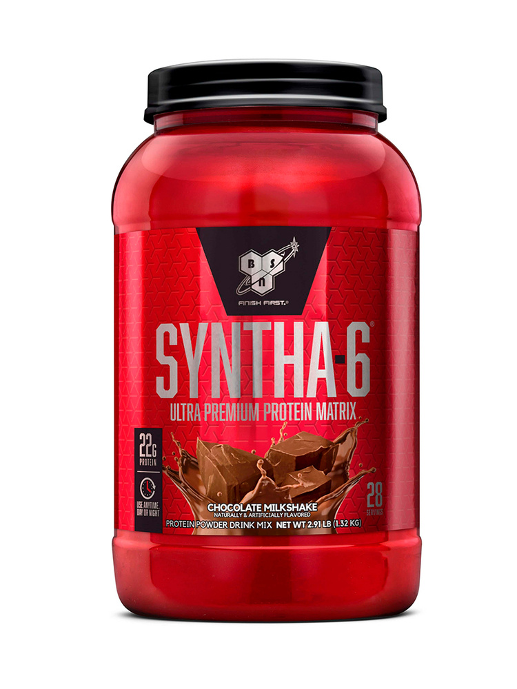 Многокомпонентный протеин BSN Syntha-6 1320 гр Шоколадный Молочный Коктейль  #1
