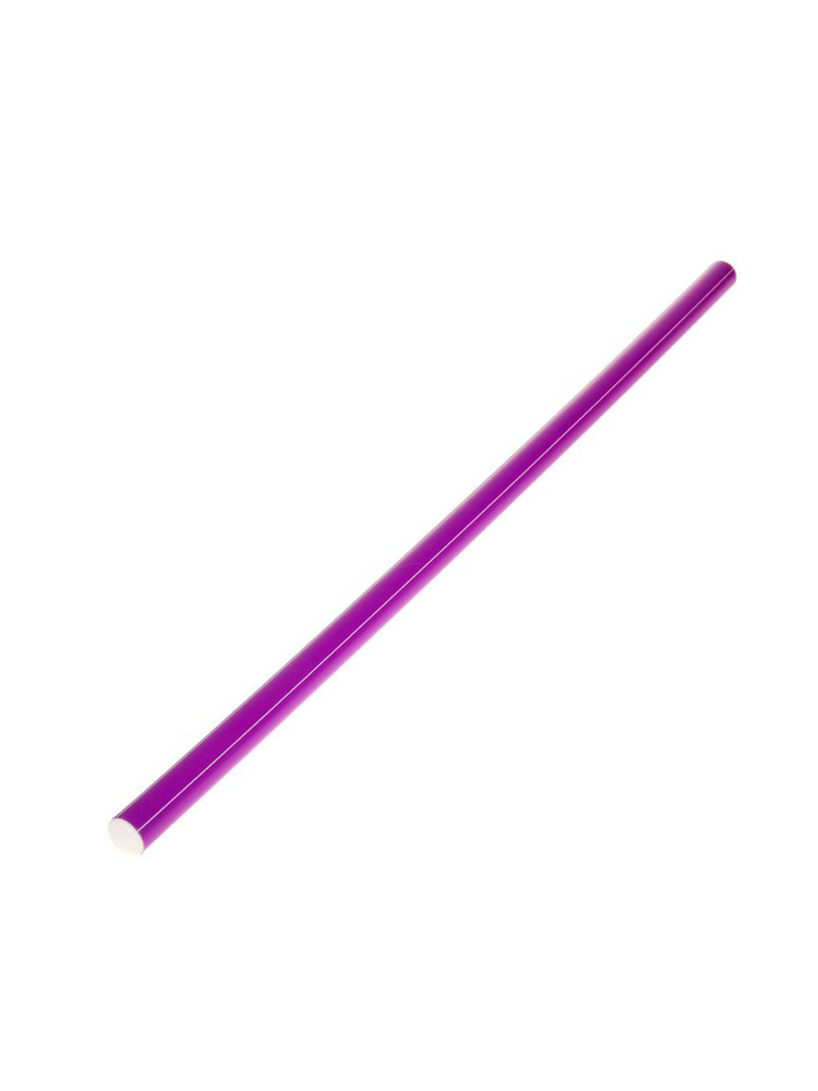 Гимнастическая палка пластиковая 100 см цвет фиолетовый  #1