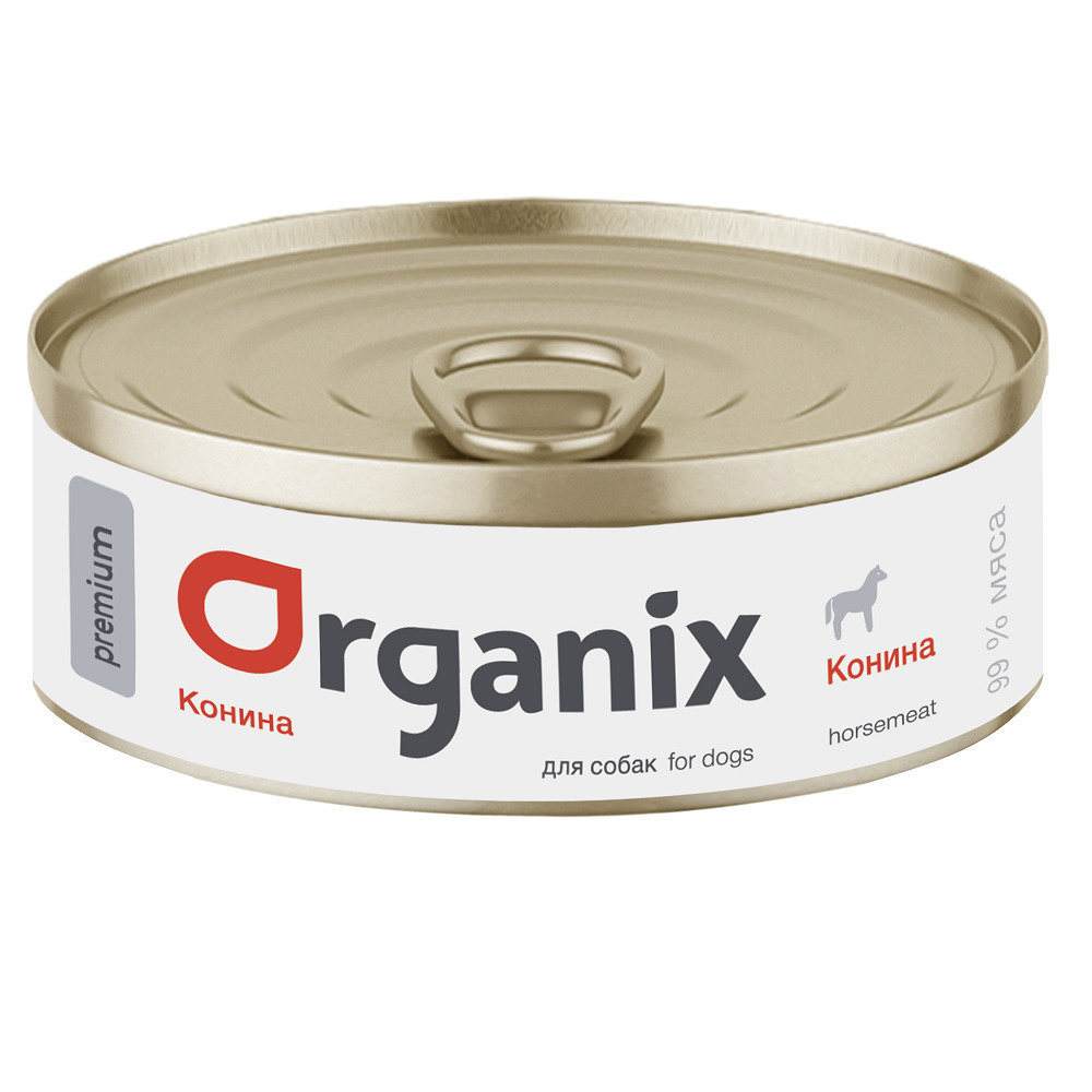 Organix премиум консервы для собак с кониной, 24 шт. по 100 гр. #1