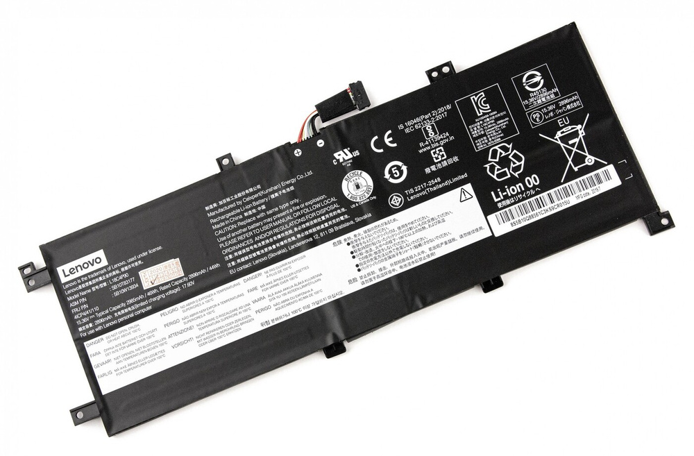 Аккумулятор для ноутбука Lenovo Thinkpad L13 (15.36V 2985mAh) P/N: L18M4P90 L18C4P90 SB10T83119 02DL030 #1