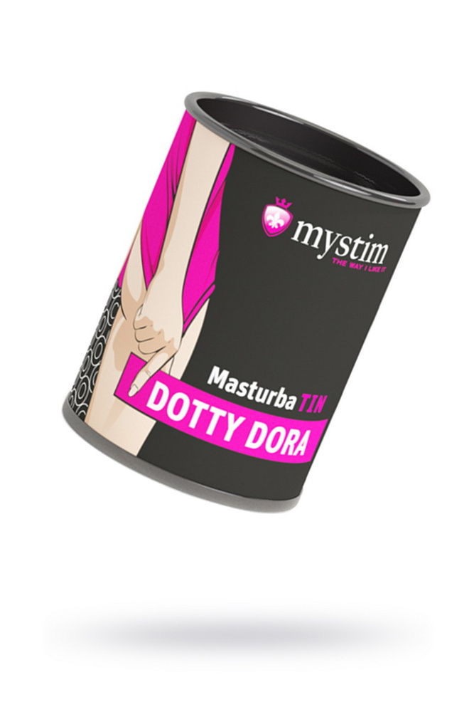 Мастурбатор Mystim MasturbaTIN Dotty Dora, TPE, белый, 4,5 см #1