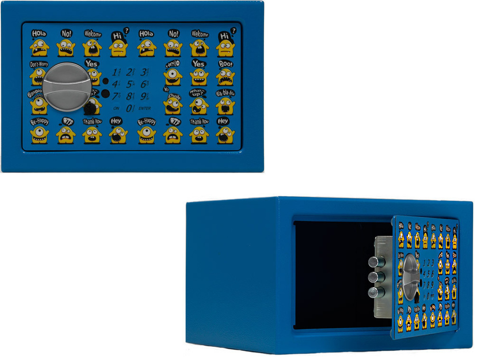 Сейф детский "T-170 EL smile" (170х260х230мм) (Электронный замок) #1