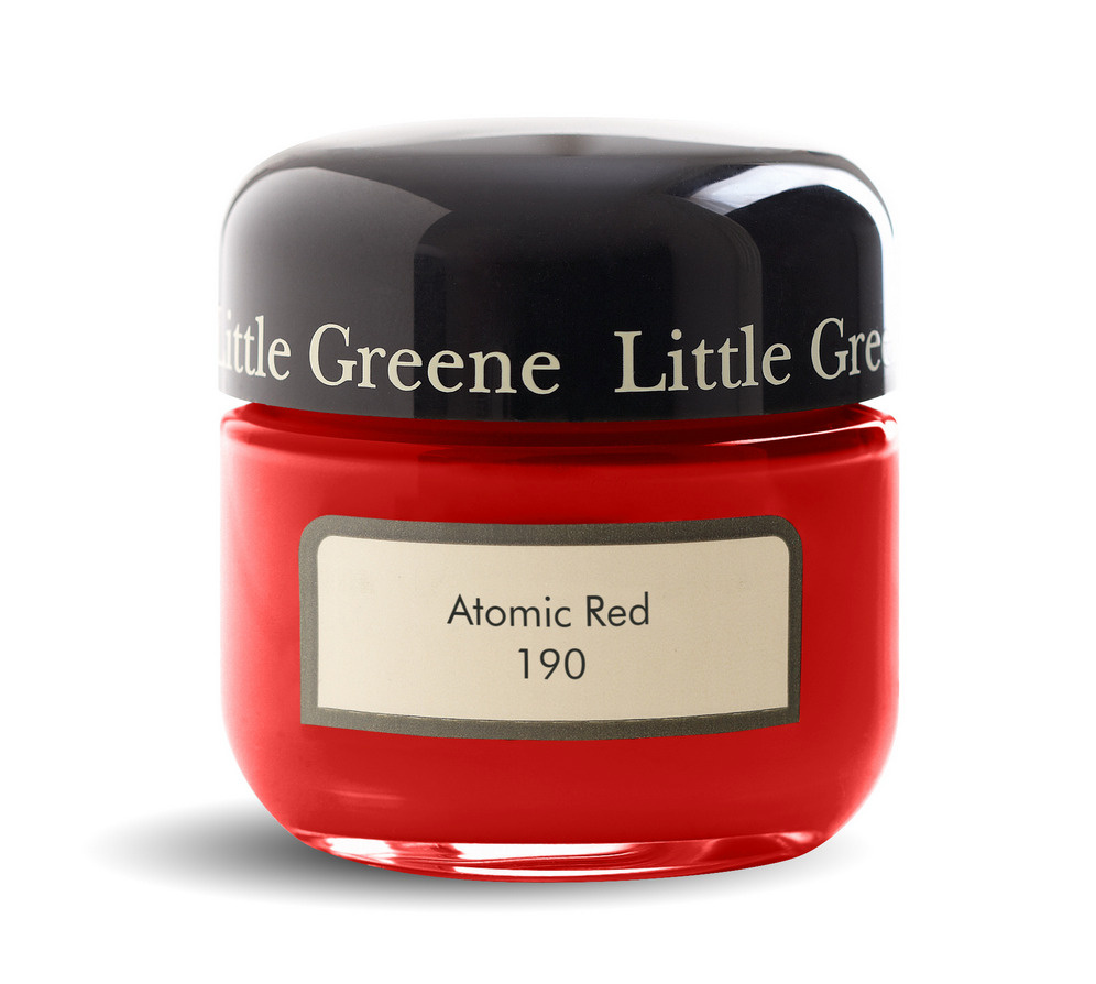 Пробник краски в/э акриловой Little Greene, цвет № 190, ATOMIC RED, 60 мл  #1