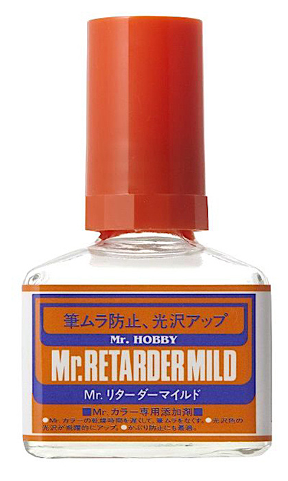 MR.HOBBY Mr.Retarder Mild, Замедлитель высыхания краски с выравнивающим эффектом, 40мл  #1
