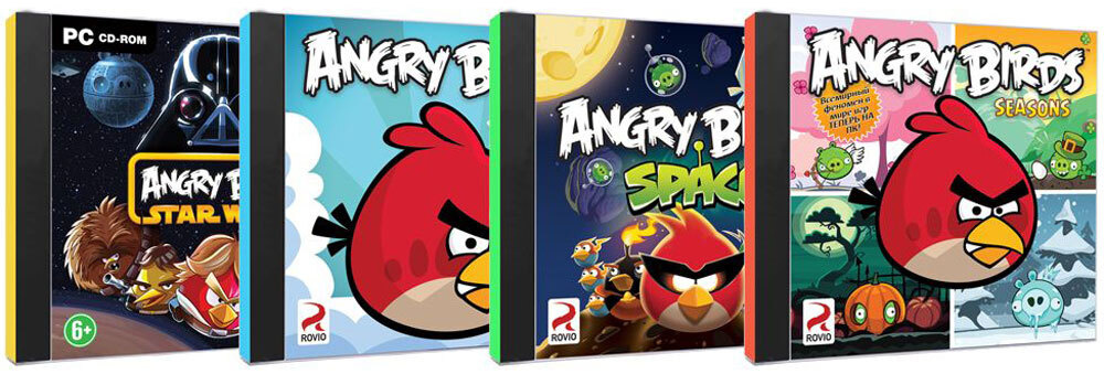 Игра Angry Birds. Золотая коллекция (4 в 1) (PC, Русская версия) #1