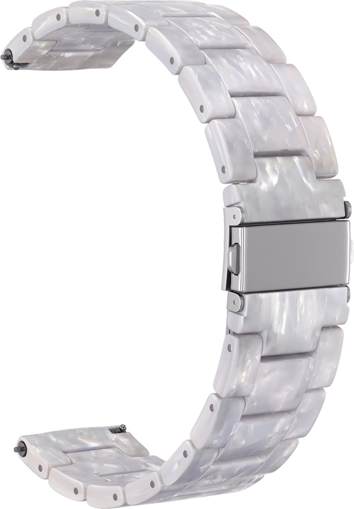 Ремешок из смолы GSMIN Farl 22 для Samsung Galaxy Watch 3 45мм (Белый) #1