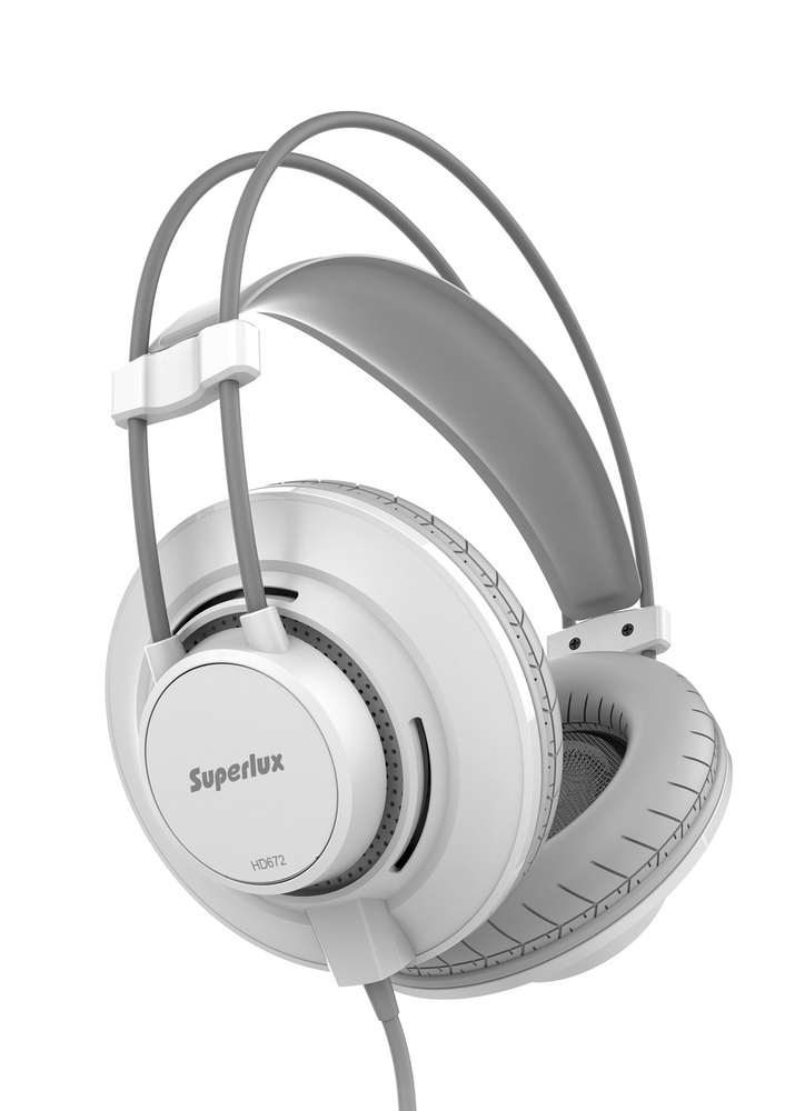 Superlux HD672 White Полуоткрытые динамические наушники #1