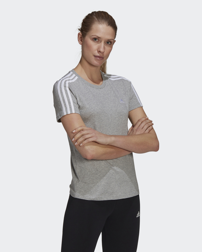 Футболка adidas Sportswear Essentials Slim 3-Stripes T-Shirt #1