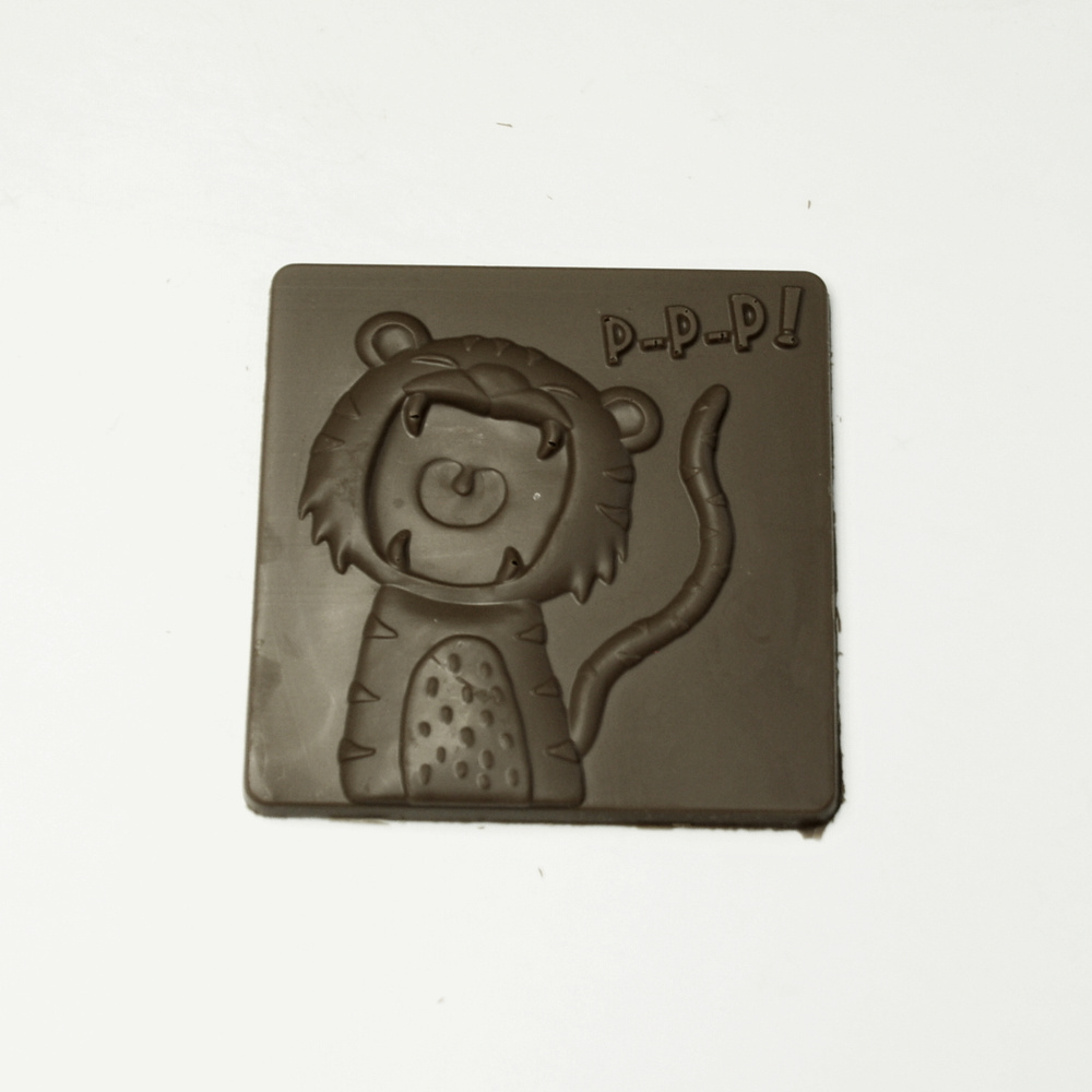 Подарочная шоколадная плитка Frade/Фраде - Тигрррр (вес-64г) (темный)  #1