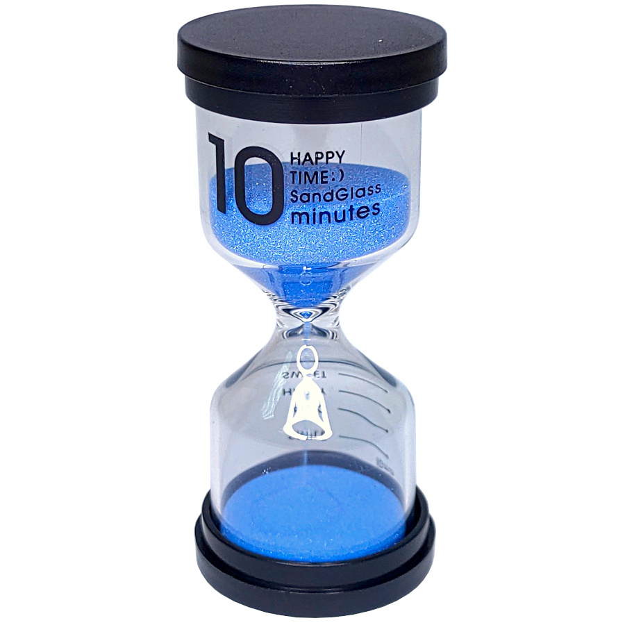 Песочные часы на 10 минут голубой #1