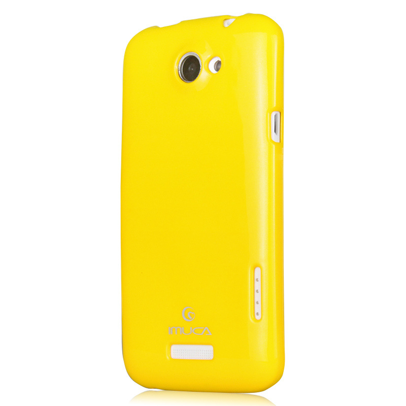 Чехол силиконовый для HTC One X iMUCA Color Brilliant TPU (Желтый) #1