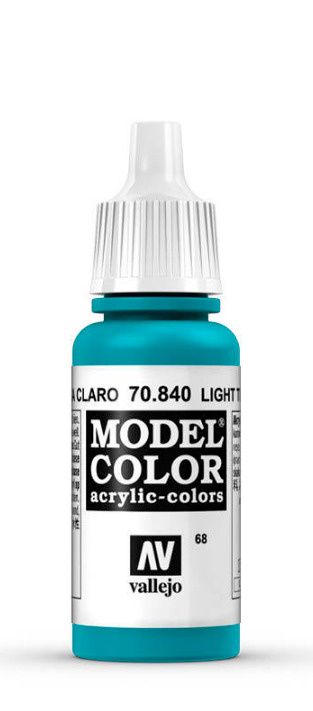 Краска Vallejo серии Model Color - Light Turquoise 17мл. #1