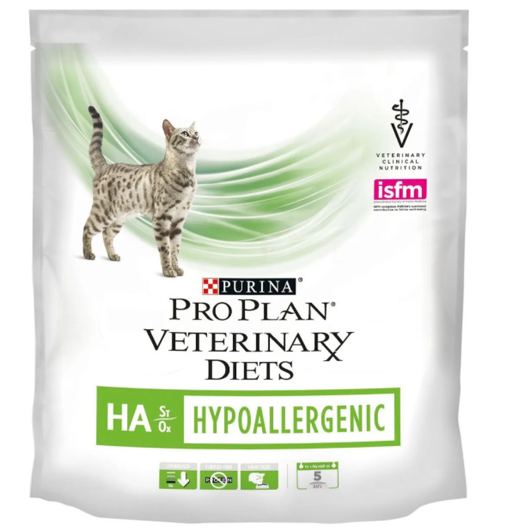 Сухой корм Pro Plan Veterinary Diets HA St/Ox для котят и взрослых кошек для снижения пищевой непереносимости, #1