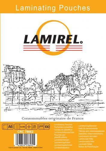 Пленка для ламинирования Lamirel, А6, 125мкм, 100 шт. #1