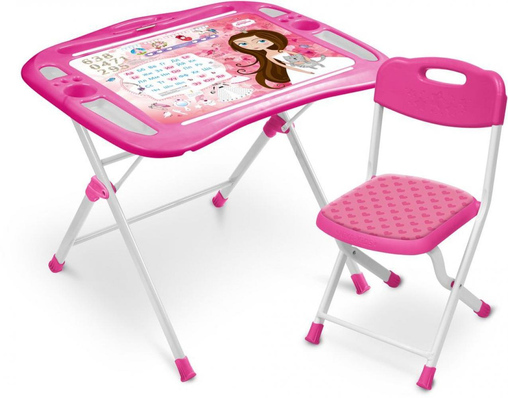 Комплект детской мебели Ника (арт. NKP1) Маленькая принцесса, стол+ стул  #1