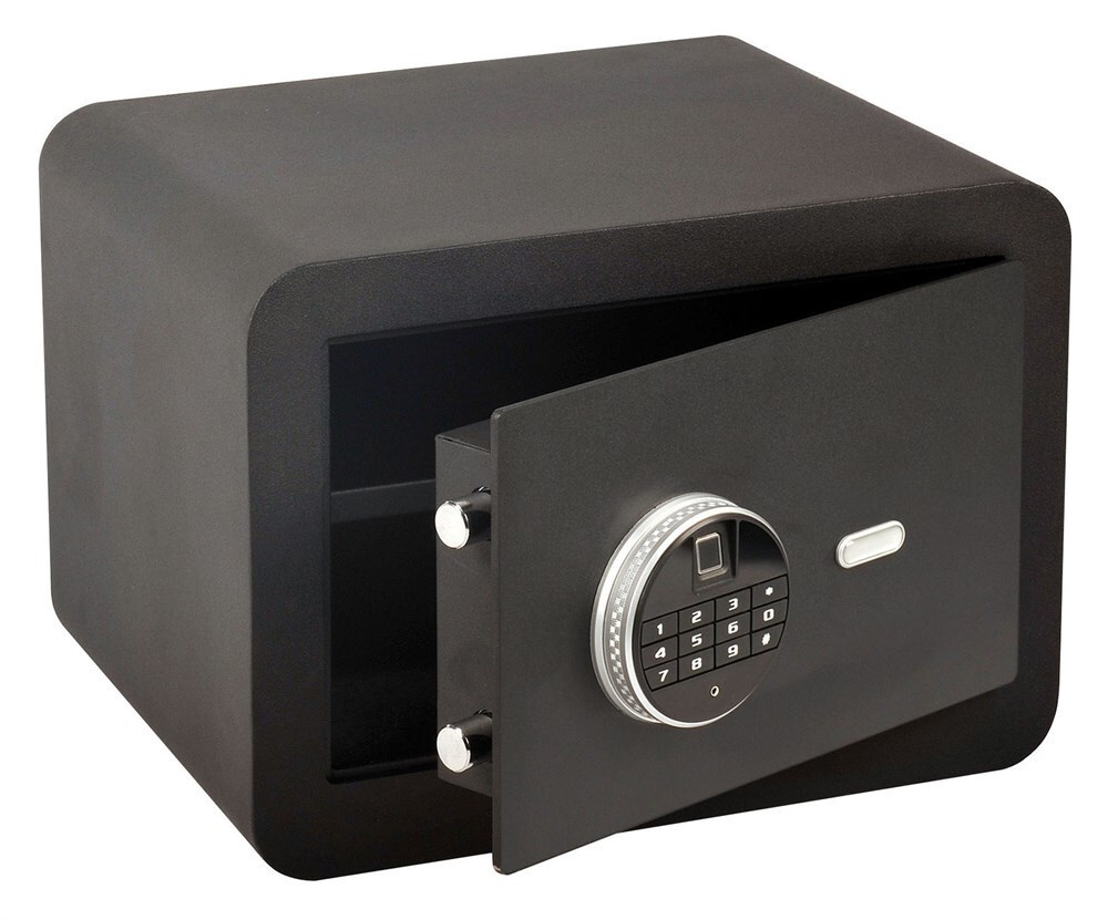 Сейф мебельный Cactus черный, электронный, со сканером отпечатка пальца, 250 x 350 x 300 мм (CS-SF-F25) #1