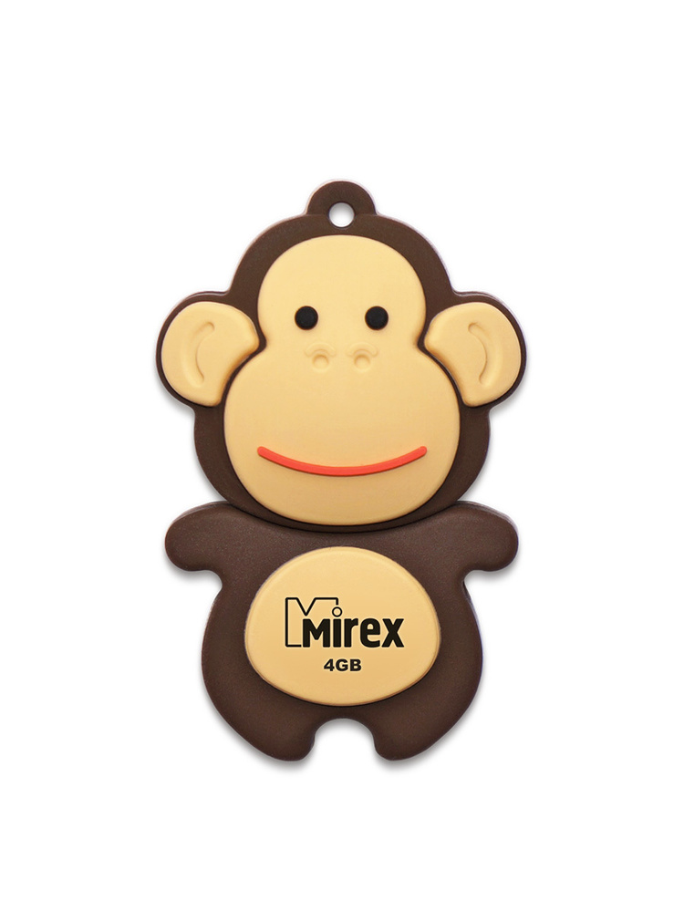 USB Флеш-накопитель Mirex Monkey Brown 4 ГБ #1