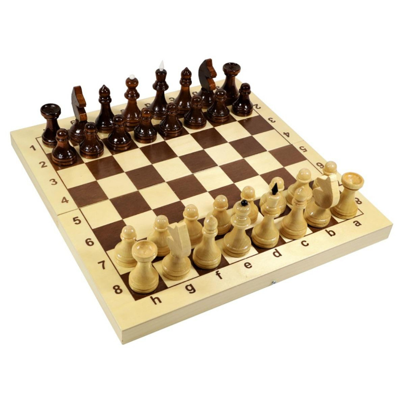 Настольная игра Шахматы деревянные (поле 29х29см),02845 #1