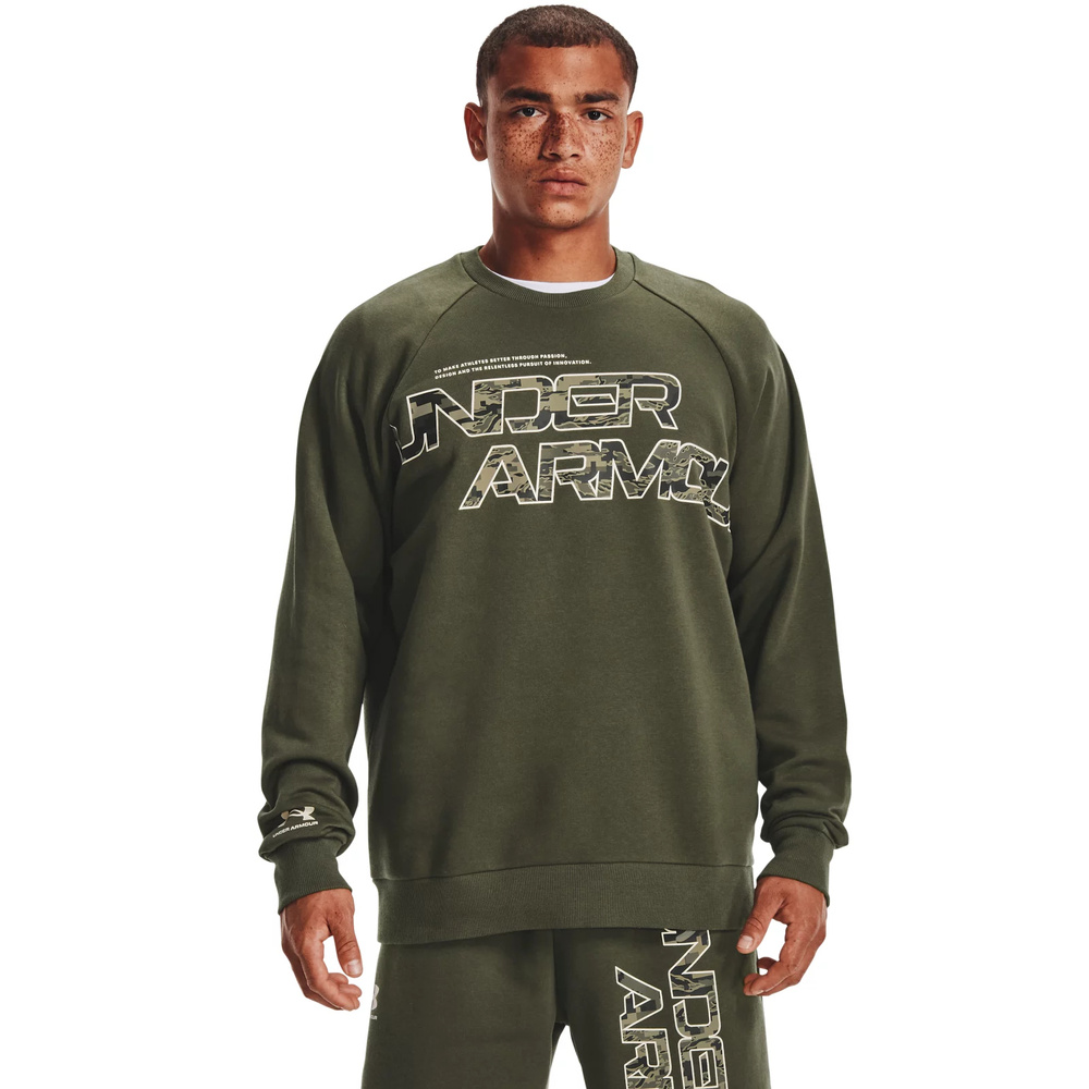 Свитшот Under Armour UA RIVAL FLC CAMO SCRIPT CRW #1