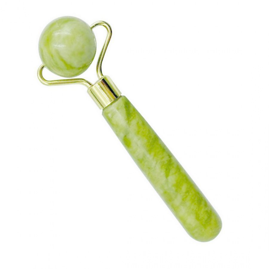 Nail Art Роликовый массажёр нефритовый шар, зелёный #1