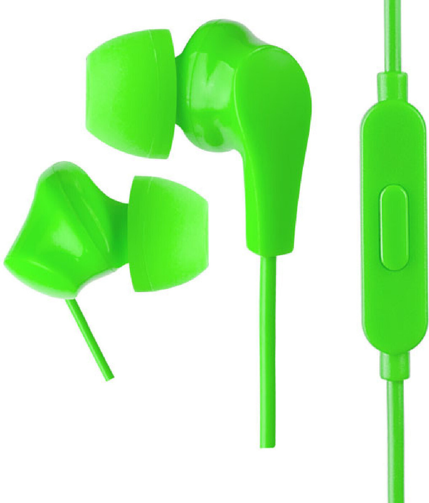 Perfeo наушники внутриканальные c микрофоном ALPHA зеленые (PF A4934)  #1
