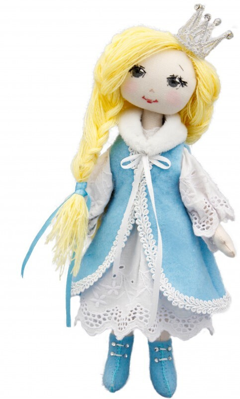 Набор для шитья Кукла Перловка "Снежная царевна", высота 25 см  #1