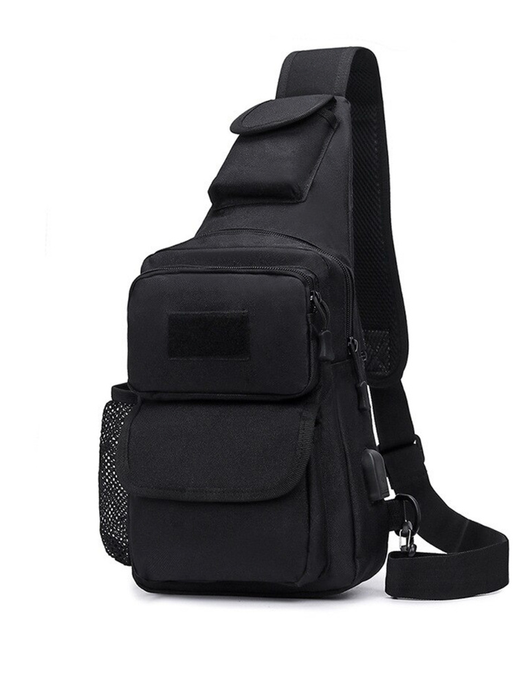 Тактическая сумка на одно плечо, однолямочный тактический рюкзак  #1