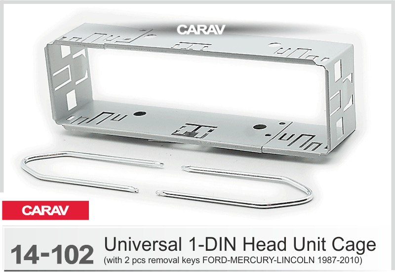 Универсальная корзина для установки 1-DIN автомагнитолы CARAV 14-102  #1