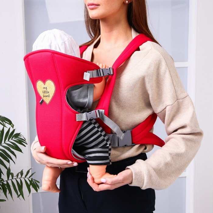 Рюкзак-кенгуру для малыша "Моё сердечко", от 3 до 10 кг #1