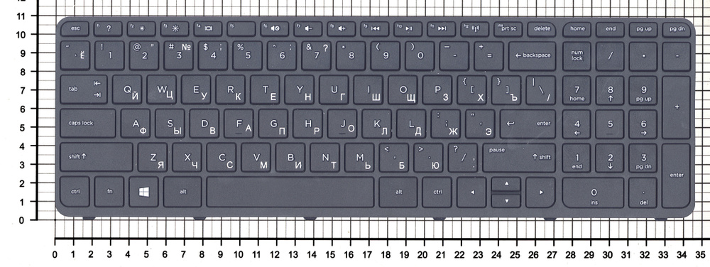 Клавиатура для ноутбука HP AER65700110 #1