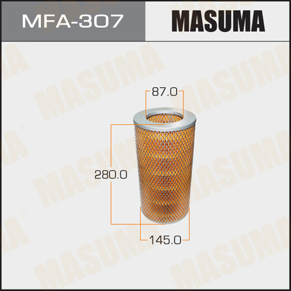 Фильтр воздушный Toyota Hiace 89- (1KZTE, 2KDFTV) Masuma #1
