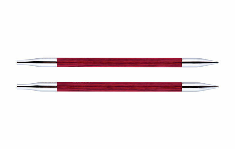 Спицы для вязания Knit Pro съемные, стандартные, деревянные Royale 6мм, розовый леденец, арт.29259  #1