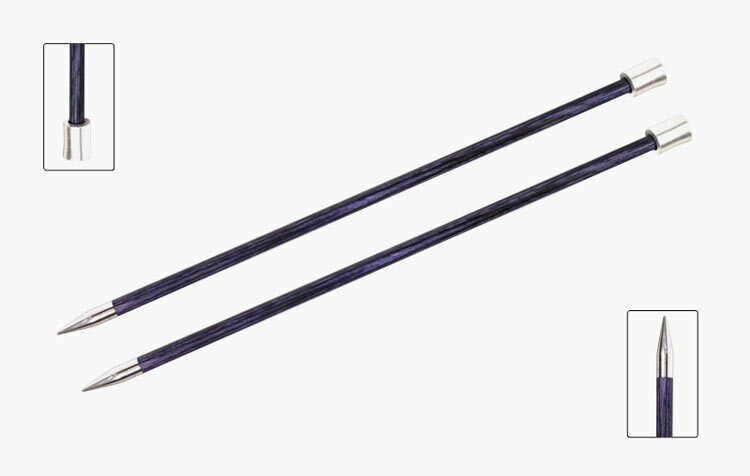 Спицы для вязания Knit Pro прямые, деревянные Royale 6,5мм, 30см, арт.29200  #1
