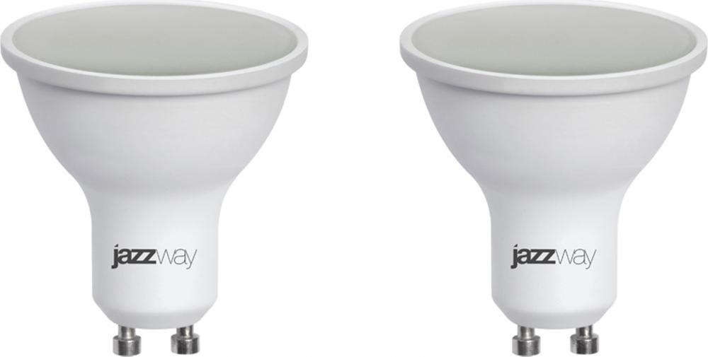 Светодиодная лампа JazzWay PLED Super Power 7W эквивалент 50W 5000K 520Лм GU10 для спотов MR16 (комплект #1