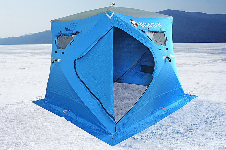 Палатка для рыбалки 4-местная HIGASHI Pyramid Pro,зимняя,3 слоя, -35 градусов  #1