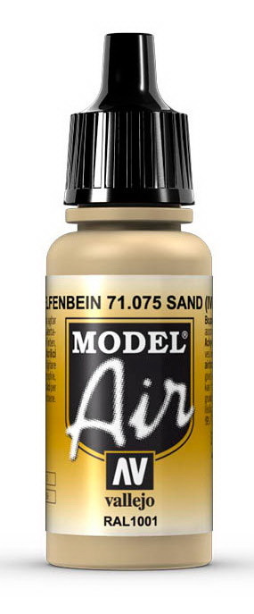 Краска Vallejo 075.  "Model Air"  Песок 17мл #1