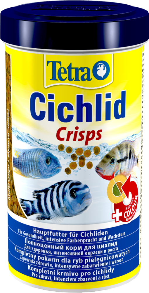 Чипсы TETRA CICHLID CRISPS корм чипсы для всех видов цихлид (500 мл)  #1