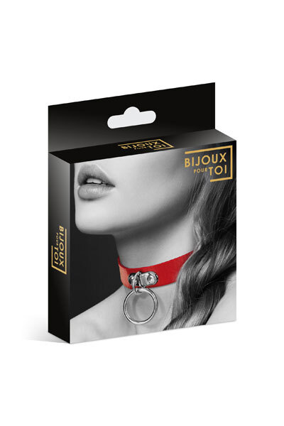 Чокер с кольцом COLLIER FETISH ROUGE #1