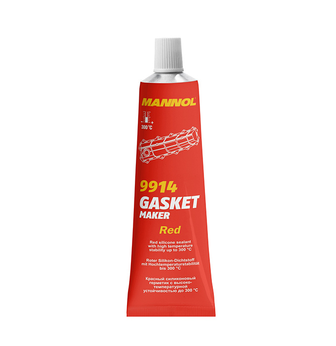 9914 Gasket Maker Red 85 гр. Красный силиконовый герметик (от -50 С до +300 С)  #1