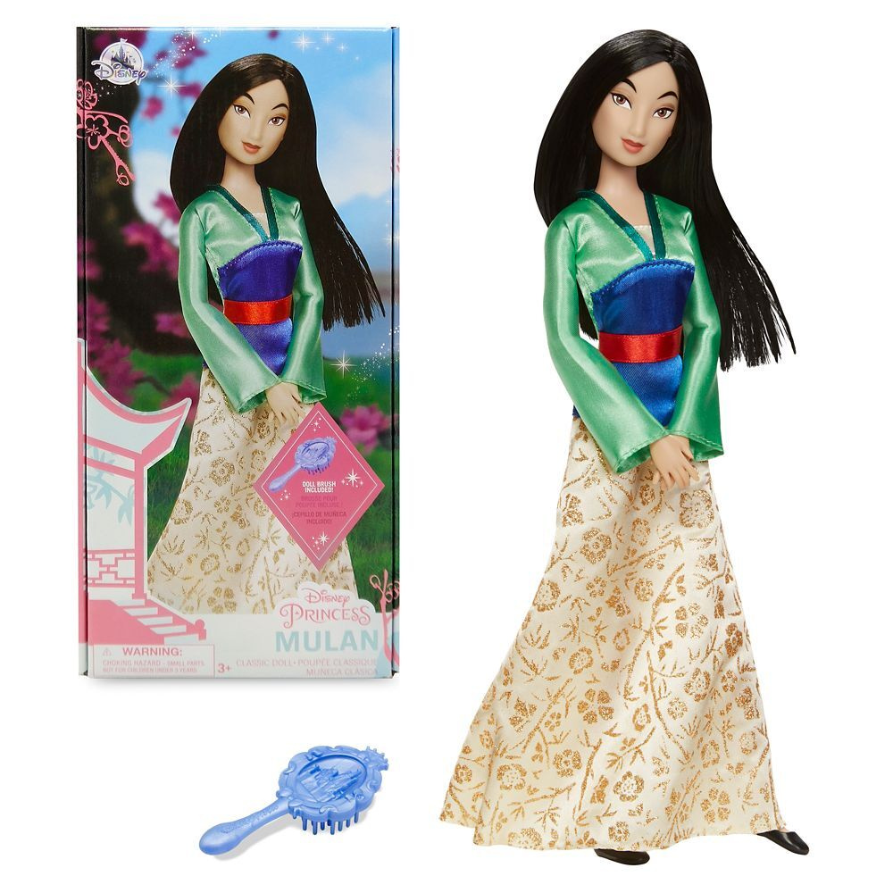 Кукла Disney Princess Мулан с расческой #1