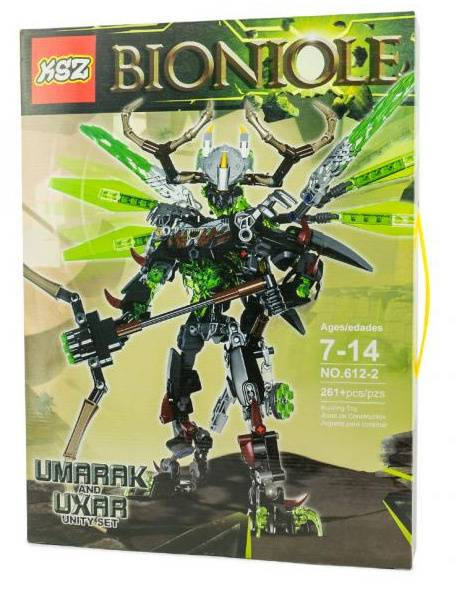 Конструктор Бионикл Умарак и Уксар - Объединение Джунглей / Bionicle 612-2 / 261 деталь  #1