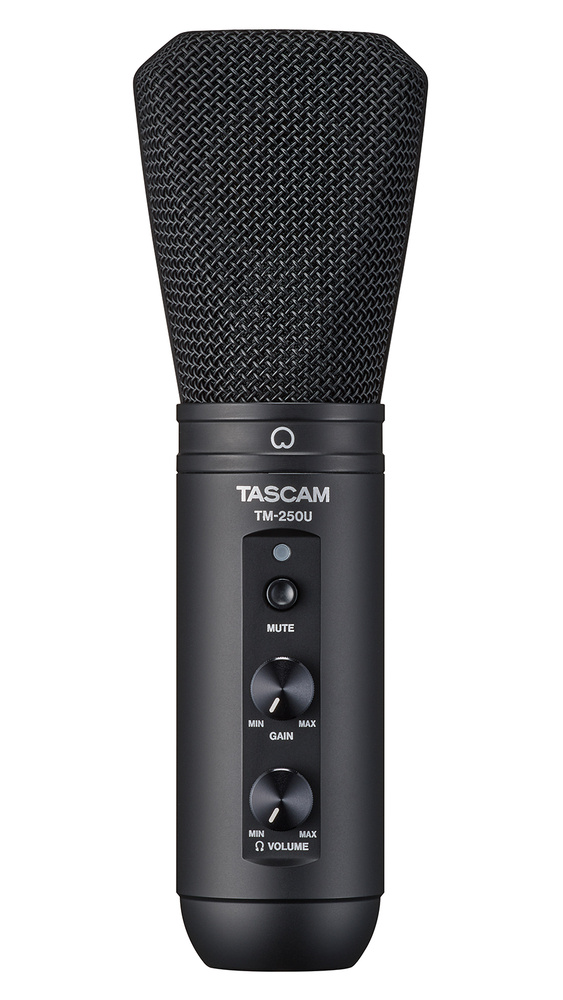 TASCAM Микрофон универсальный TM-250U Универсальный USB конденсаторный, черный  #1