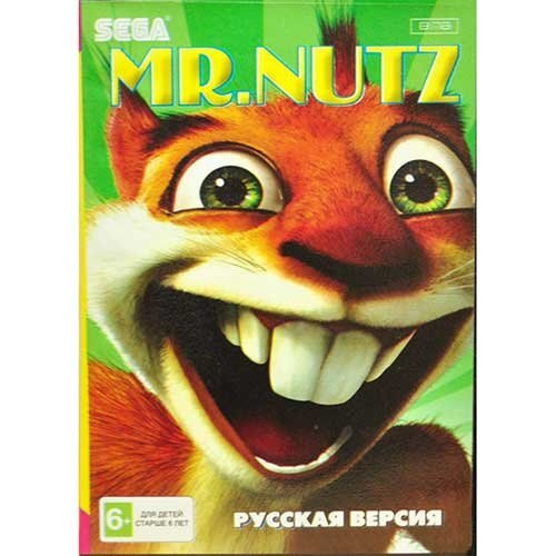 Mr. Nutz - бельчонок по имени Натс вышел в лес на прогулку, мультяшная игра на Sega  #1