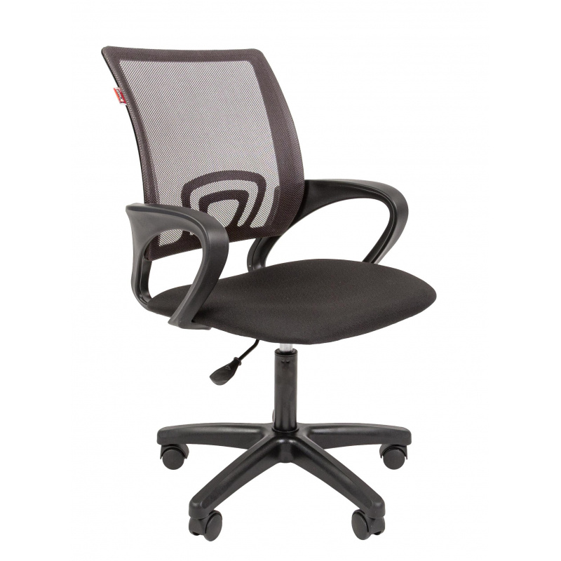 Кресло VT_EChair-304 (LT) TC Net ткань черн/сетка серый, пластик #1