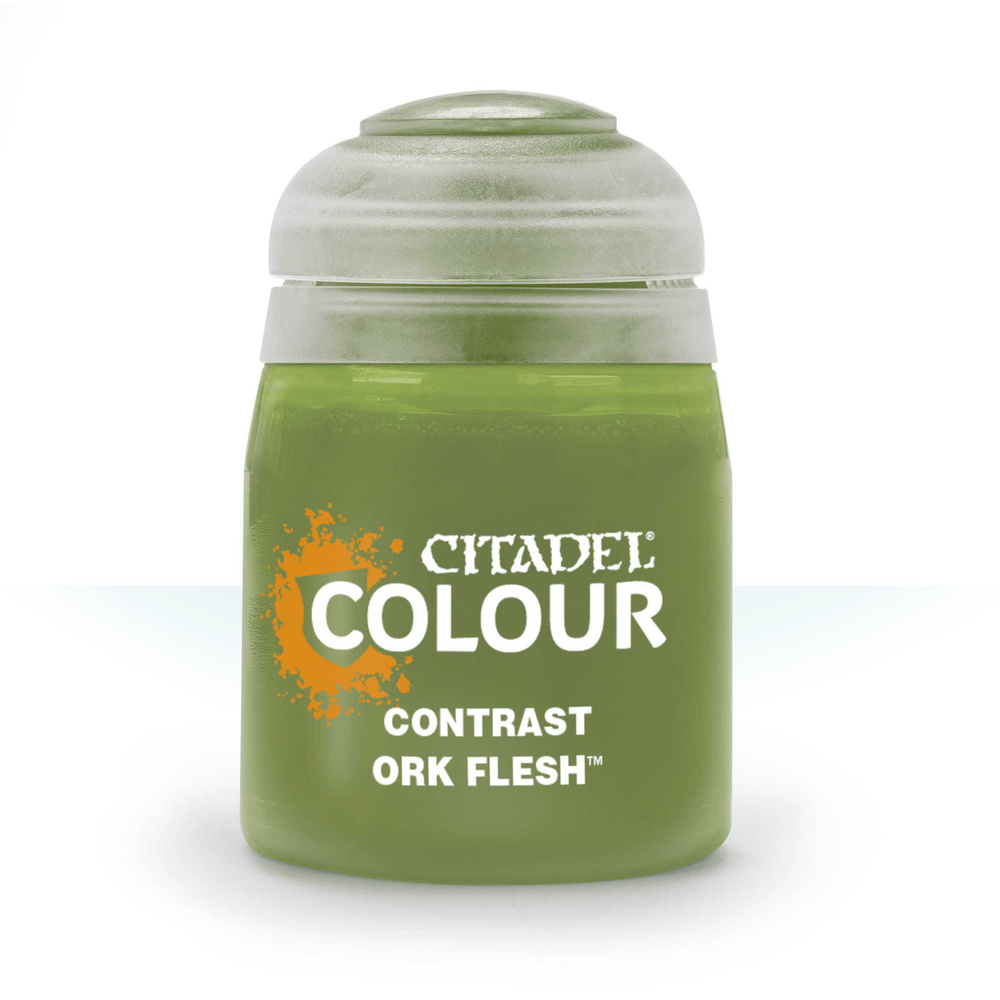 Краска акриловая Citadel Contrast: Ork Flesh (18Ml) #1