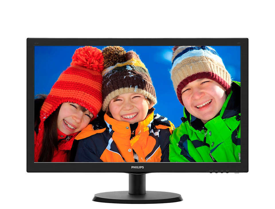 Philips 21.5" Монитор 21.5" 223V5LHSB (00/01) черный TN+film LED 16:9 HDMI матовая 250cd 1920x1080 D-Sub #1